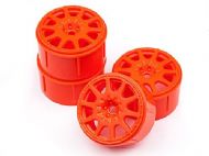 HPI 113088 - METHOD RALLYCROSS WHEEL ORANGE (MICRO RS4/4PCS)